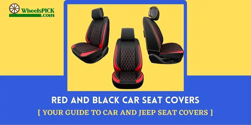 Red and Black Car Seat Covers