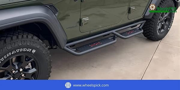 running boards provide step bars