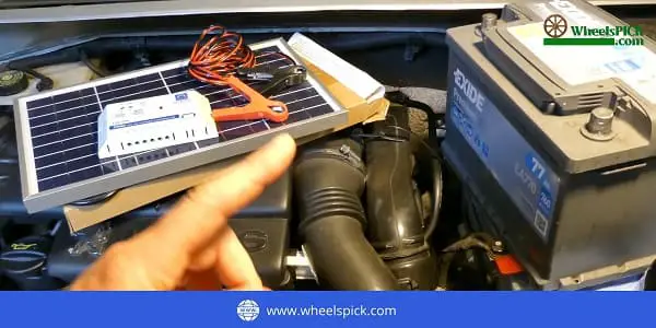 how to charge car battery with solar panel